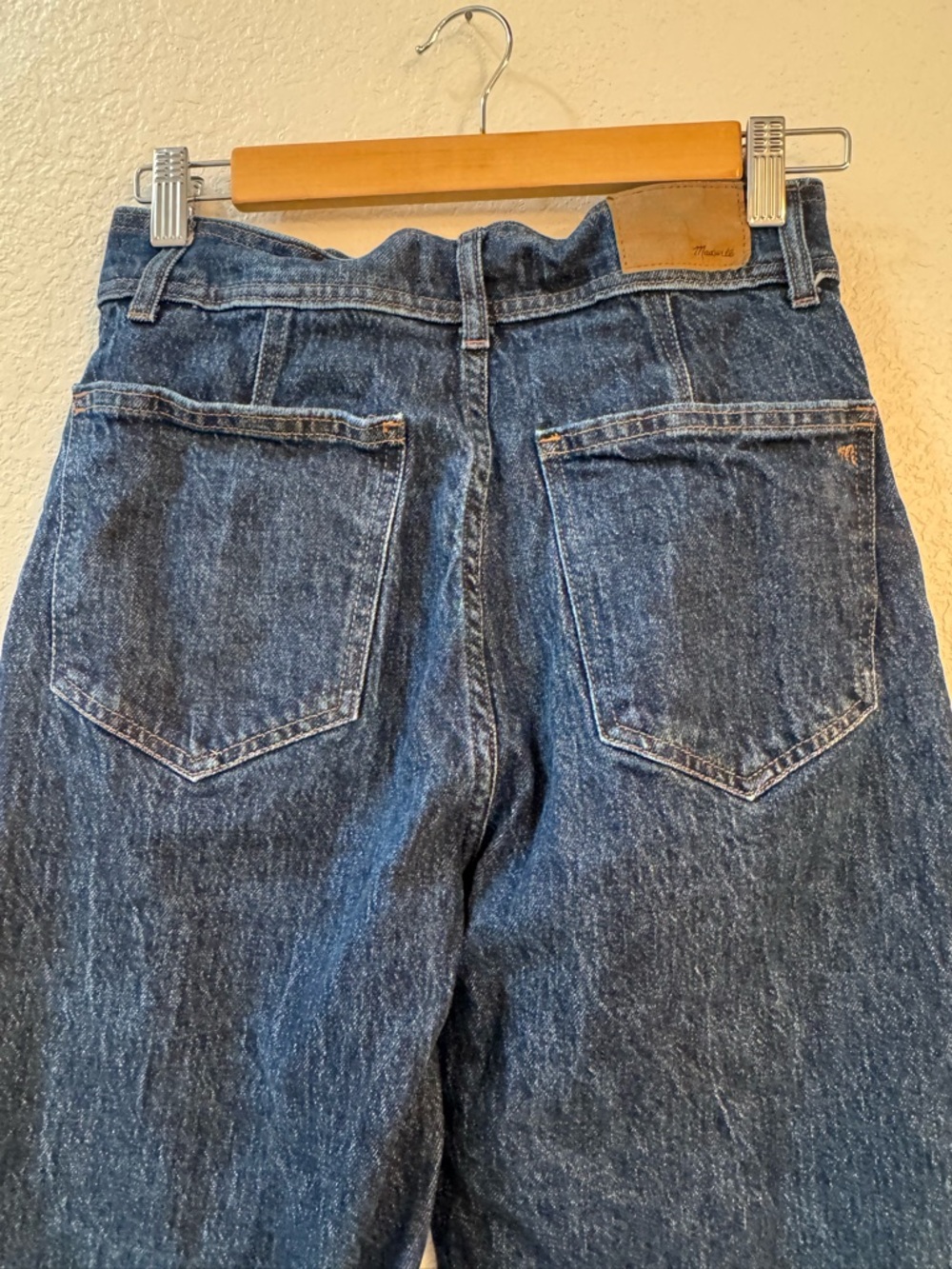 Madewell The Perfect Vintage Straight Leg Women’s Jeans - Dark Blue - Picture 9 of 12